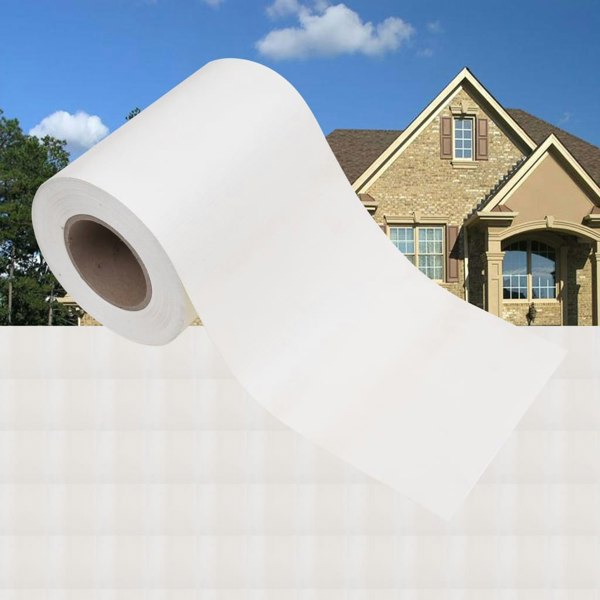Berkfield Garden Privacy Screen PVC 35x0.19 m White