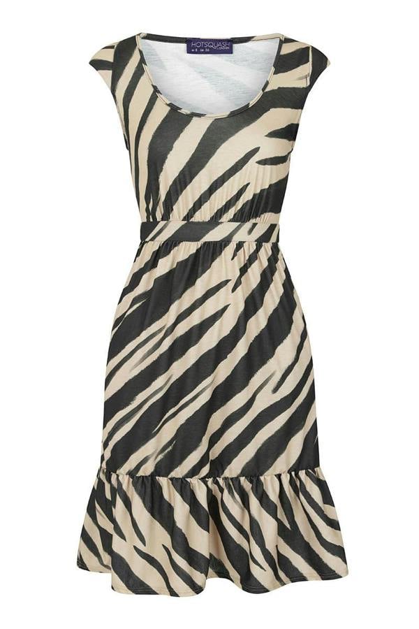 HotSquash Empire Line Knee Length Dress with capped sleeves