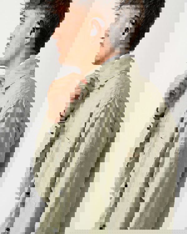 BOSS Orange Locky 2 Mens Overshirt 50543519 - Open Green 370