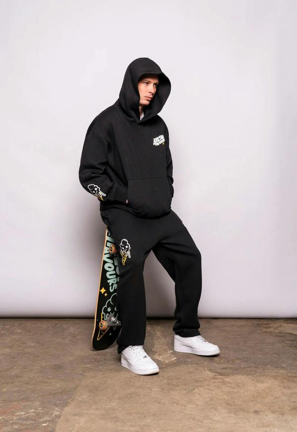 Fresh Couture Fresh Flavours Joggers - Black