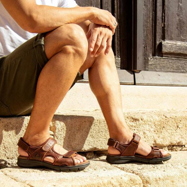 Panama Jack Men�s Salton Basics C4 Leather Sandals