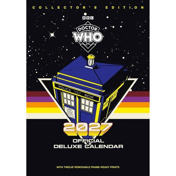 Doctor Who Collector's Edition A3 Calendar 2027, Wall Calendars, Month To View, Entertainment, Gift