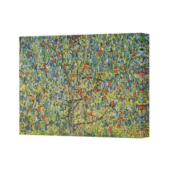 Benjamin Tate Design Vibrant Impressionist Apple Orchard Canvas Wall Art Print