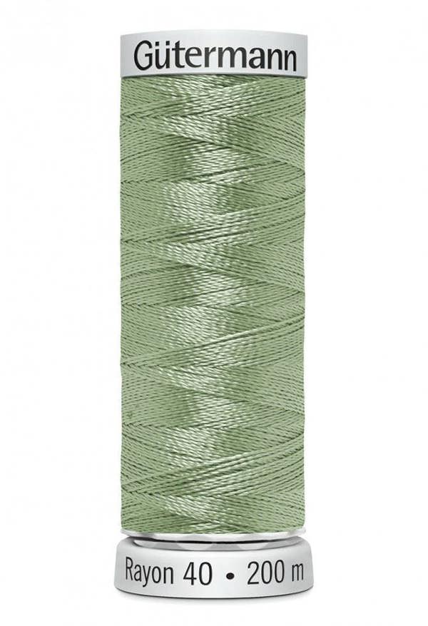 Gutermann No 40 Sulky Rayon Embroidery Thread 200m Rayon Thread Suitable For Embroidery