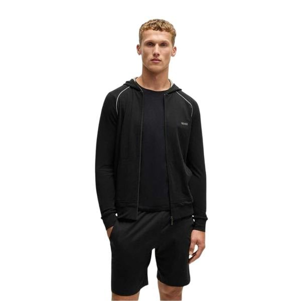 Boss Mens Mix&Match Full Zip Hoodie - Black - 