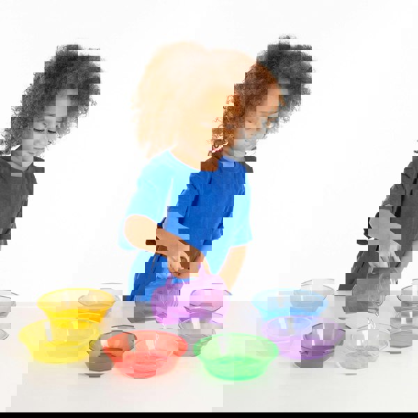 tickit Translucent Colour Sorting Bowls
