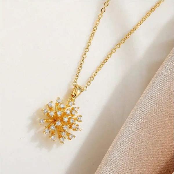 Elk & Bloom 14K Gold Drop Earth Stone Pendant Necklace