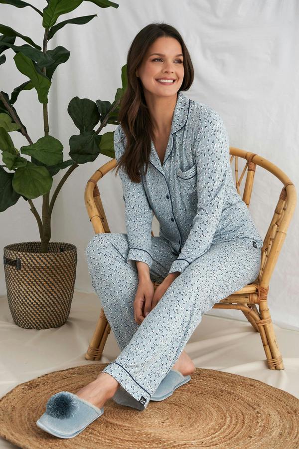 Bamboo Pyjama Set in Heart Splash - Wholesale - Pajamas