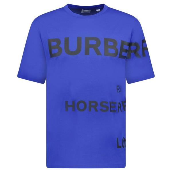 Burberry Horseferry Cotton T-Shirt Blue - chancefashionco