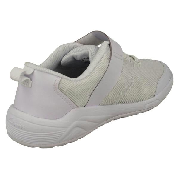 Clarks Childrens Clarks Sporty Hook & Loop Fastening Trainers Aeon Pace