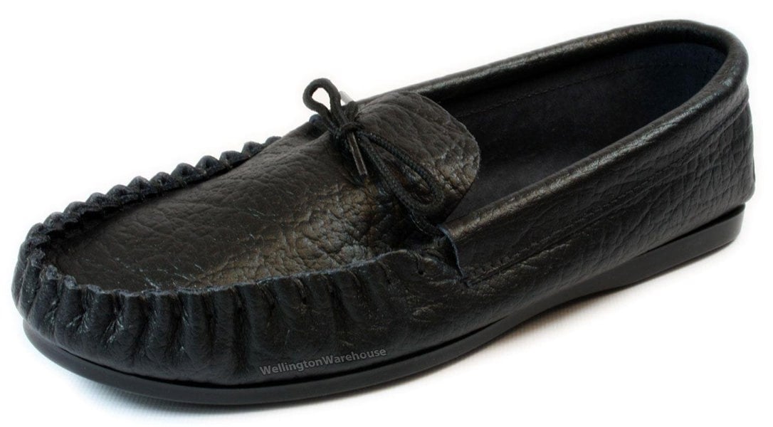Mokkers Coopers Moccasin Traditional Mens Leather Outdoor Slippers