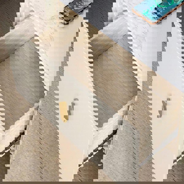 Taro Bedside Table, Cream-Weilai Concept-Weilai Concept