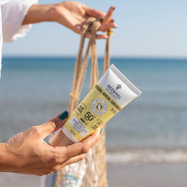 BEE&YOU Skincare Natural Mineral Sunscreen for Kids SPF 50 +