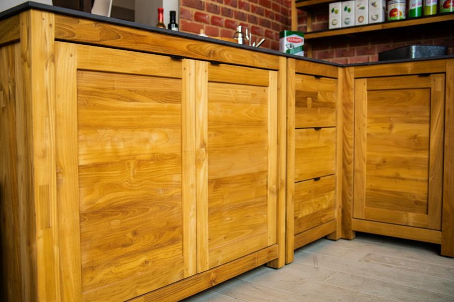 Ocean Designs Barletta Teak Outdoor Kitchen Set 1