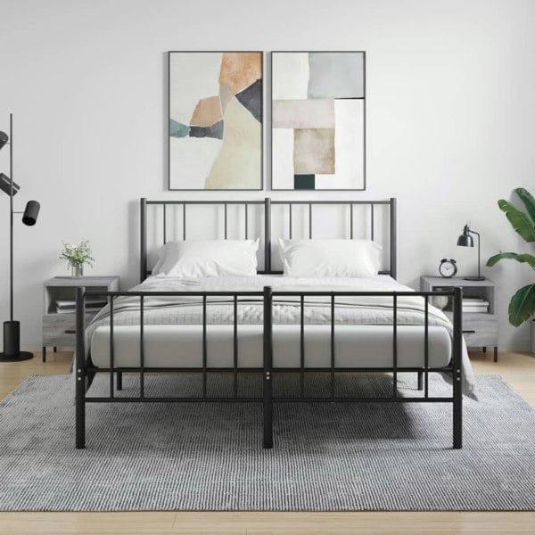 Berkfield Bedside Cabinets 2 pcs Grey Sonoma 40x35x47.5 cm Engineered Wood