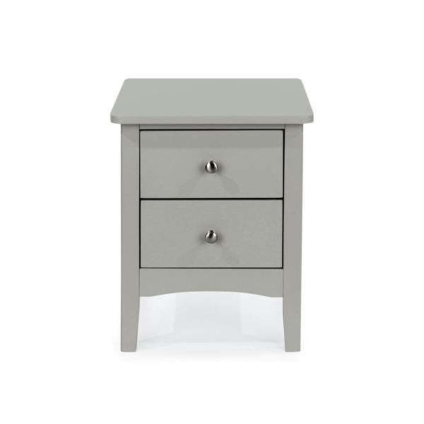 Core Products Como 2-Drawer Petite Bedside Cabinet, Shaker
