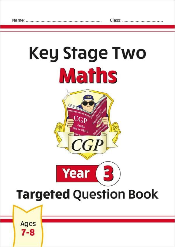 CGP KS2 Year 3 Workbook Bundle – Ages 7-8 (Grammar Punctuation and Spelling, Reading Comprehension, Handwriting, Maths)