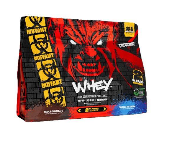 Mutant Mutant Whey 2 Flavours, Triple Chocolate & Vanilla Ice Cream - 1800g