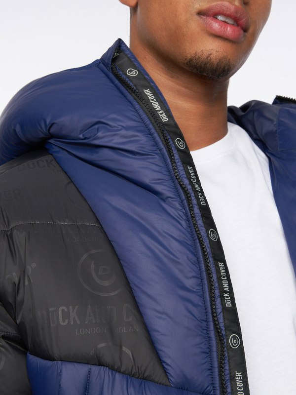 Duck and Cover Raymax Padded Jacket Navy