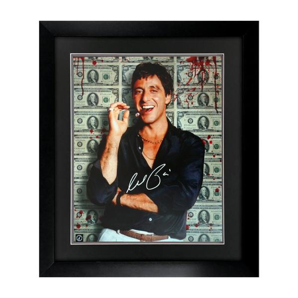 Al Pacino Signed Scarface 20x16 Image Deluxe Mount Frame