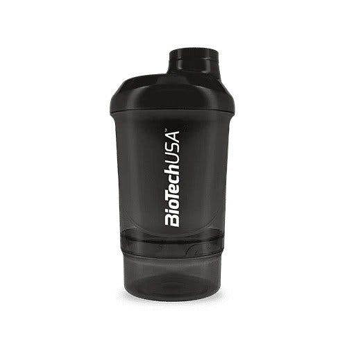 BioTechUSA Wave+ Shaker, Black Smoke - 300 ml. (+ 150 ml.)