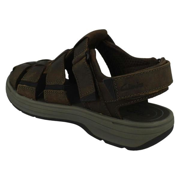 Clarks Mens Clarks Hook and Loop Enclosed Sandals Saltway Cove