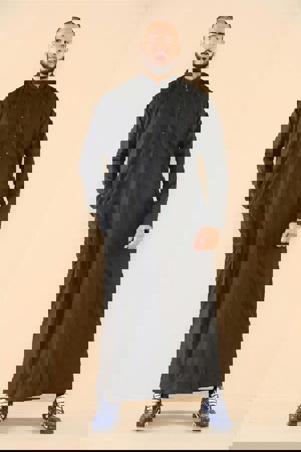 104_thobe_Black_L - 56, 104_thobe_Black_M - 54, 104_thobe_Black_S - 52, 104_thobe_Black_XL - 58, 104_thobe_Black_XXL - 60