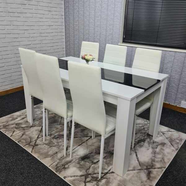 Kosy Koala Dining Table Set with 6 Chairs Dining Room and Kitchen table set of 6