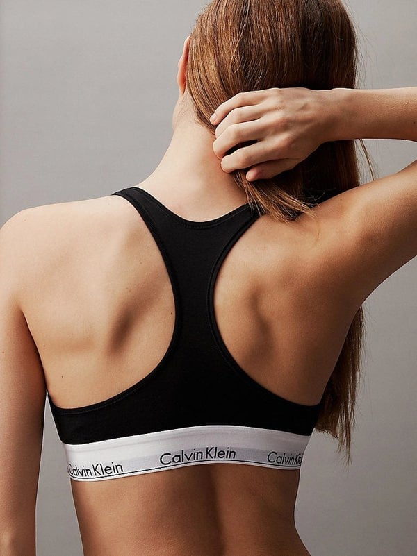 Calvin Klein MODERN COTTON Womens Bralette Black