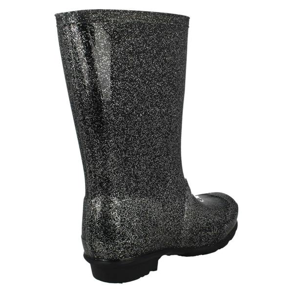 Pineapple Girls Pineapple Glitter Wellington Boots X1272