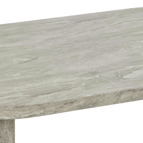 Wyld Haus Frankfurt Rectangular Grey Marble Look Coffee Table