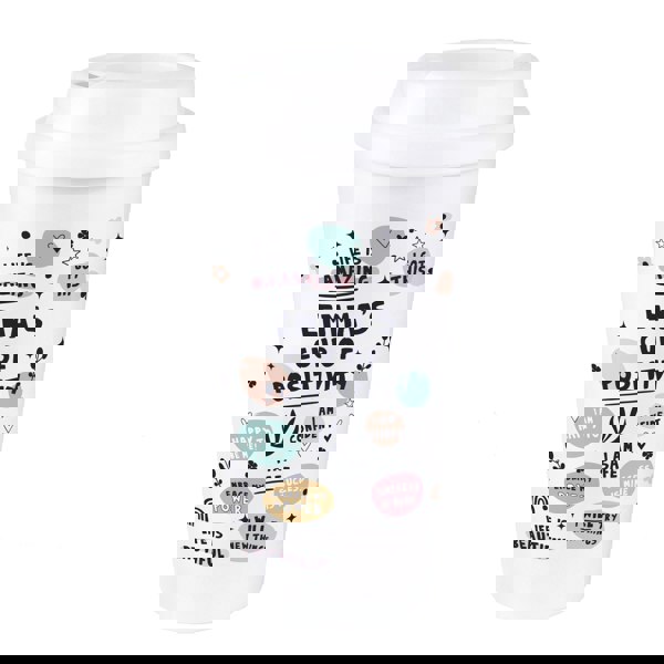 Personalised Memento Company Personalised Positive Affirmations Travel Mug