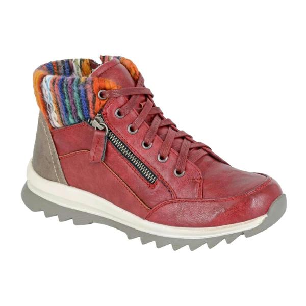 Cipriata Womens/Ladies Erte Boots - Burgundy - 