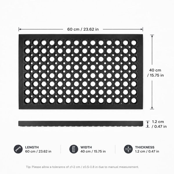 Nicoman Heavy Duty Rubber Ring Floor Mat