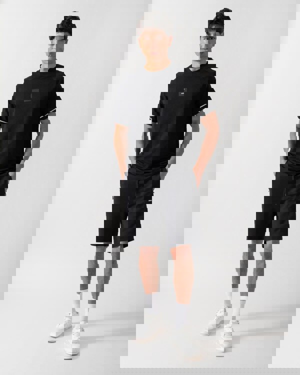 BOSS Green Tee Rib AC Mens T-Shirts - Black 001