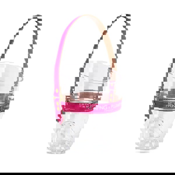 "Happy Go Sparkly" Champagne Bucket - Fuchsia Leather Strap - Heating & Plumbing London - 