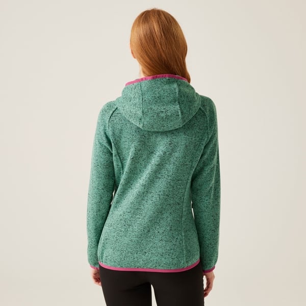 Regatta Women's Newhill Marl Hooded Fleece Jacket - Dusty Green