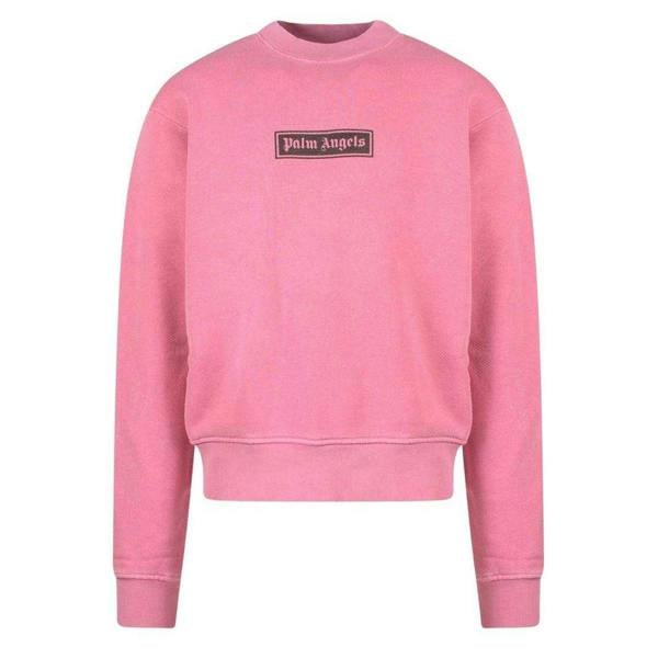 Palm Angels Unisex Adult Logo Sweatshirt - Pink - 