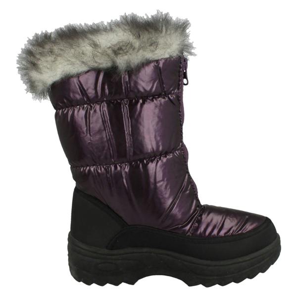 Spot On Girls Spot On Fur Lined Snow Boots