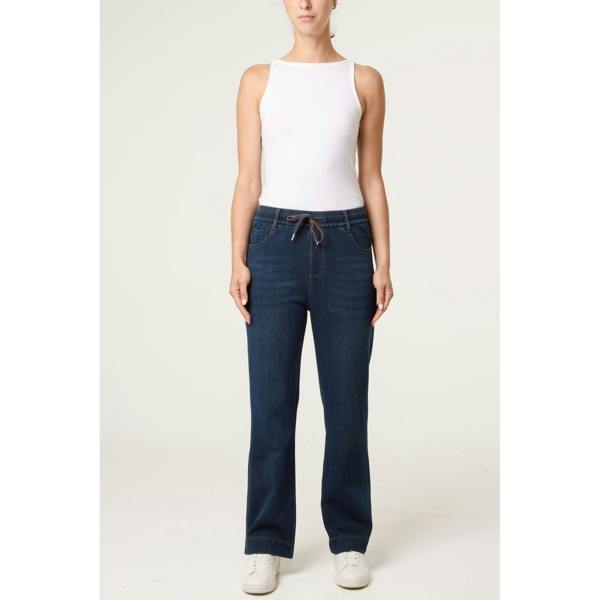 Blue Vanilla Elastic Waist Jeans