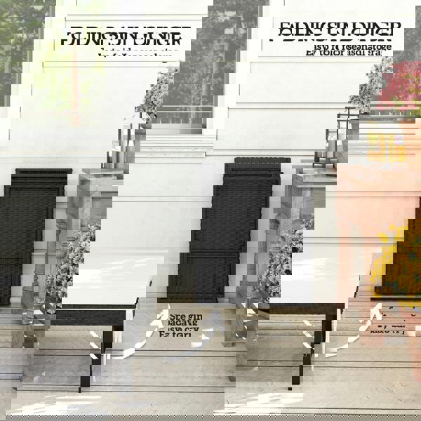 Single Rattan Lounger (Non-Simple)