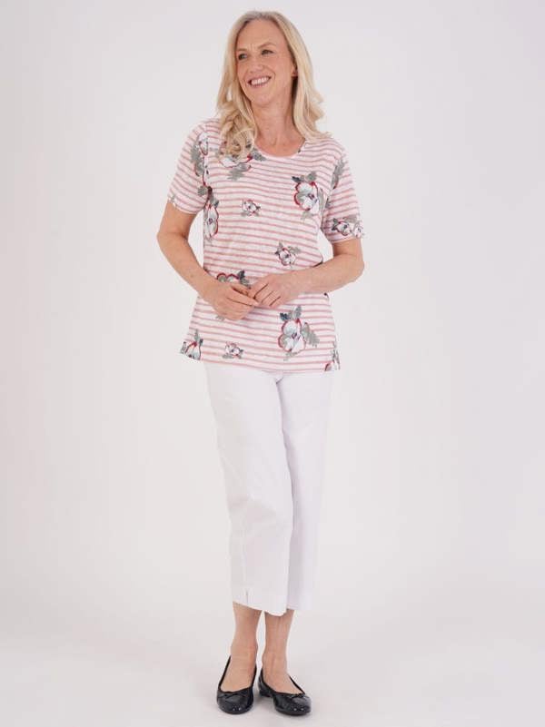 TIGI Stripe And Poppy Bloom Top