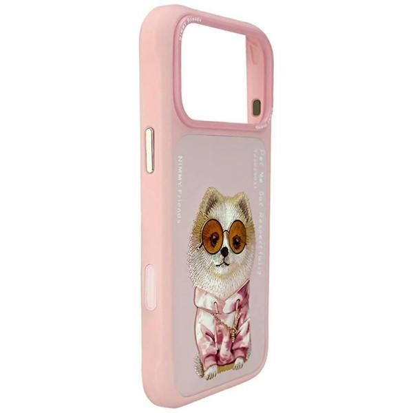 Nimmy Friends Nimmy Glass Cool Dog Case with MagSafe for iPhone 17 Pro 6.3" Pink - N-YJ-IP17-PRO-031