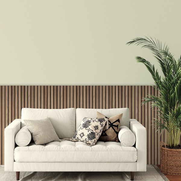 Wallsupply UltraLight Linari Wood Effect HD Printed 3D Slat Wall Panels EPS, 4pcs 2.3m², Natural Oak