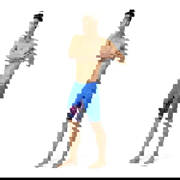 Speedo Fastskin LZR Ignite blue purple abstract swim jammer