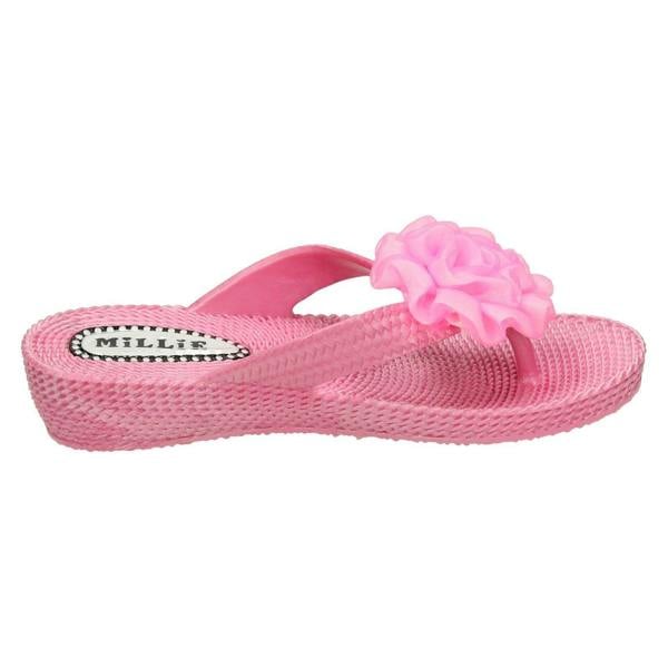 Girls Millie Jelly Style Toe Post Sandals
