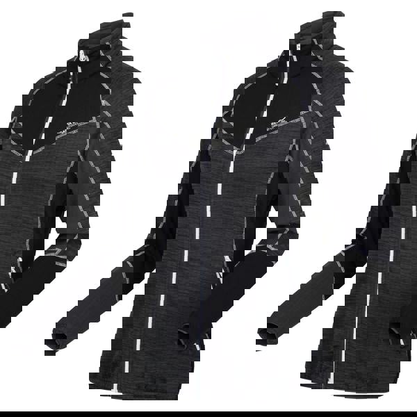 Regatta Womens/Ladies Hepley II Full Zip Fleece Jacket - Seal Grey/Black - 