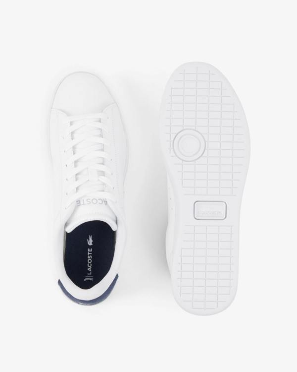 Lacoste Carnaby Set Mens Trainers - White/Navy/Red 407 | CHO | Designer Mens Trainers