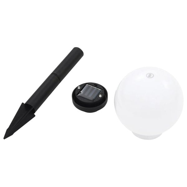 Berkfield Outdoor Solar Lamps 4 pcs LED Spherical 15 cm RGB