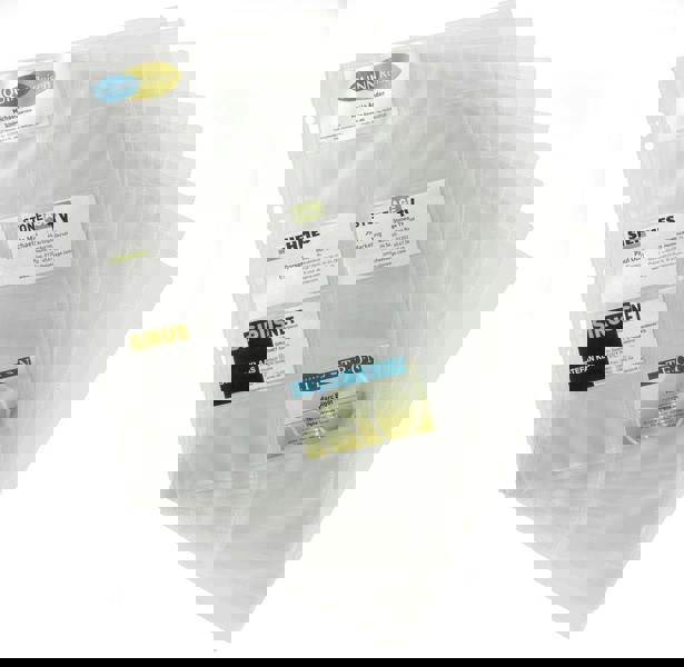 Durable VISIFIX Punched Pocket Wallets for Business Cards | 10 Pack | A4 Clear